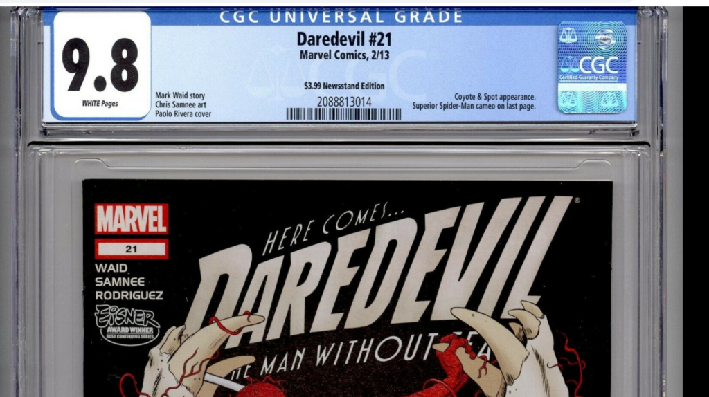 Daredevil #21 newsstand edition cgc 9.8