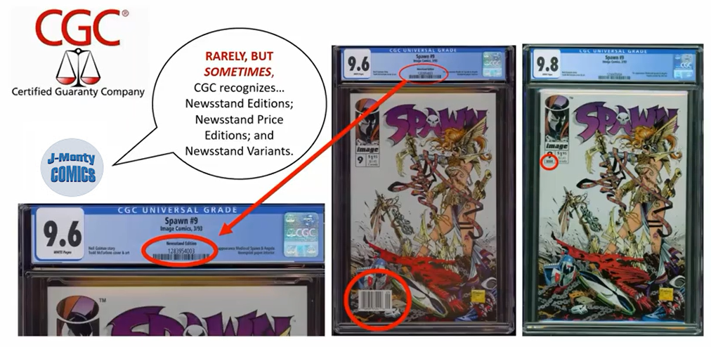 CGC recognizes newsstand edition variants