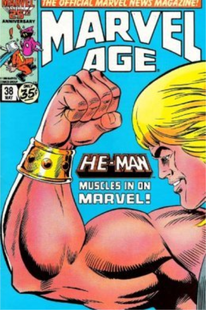 Marvel Age #38 first He-Man in Marvel